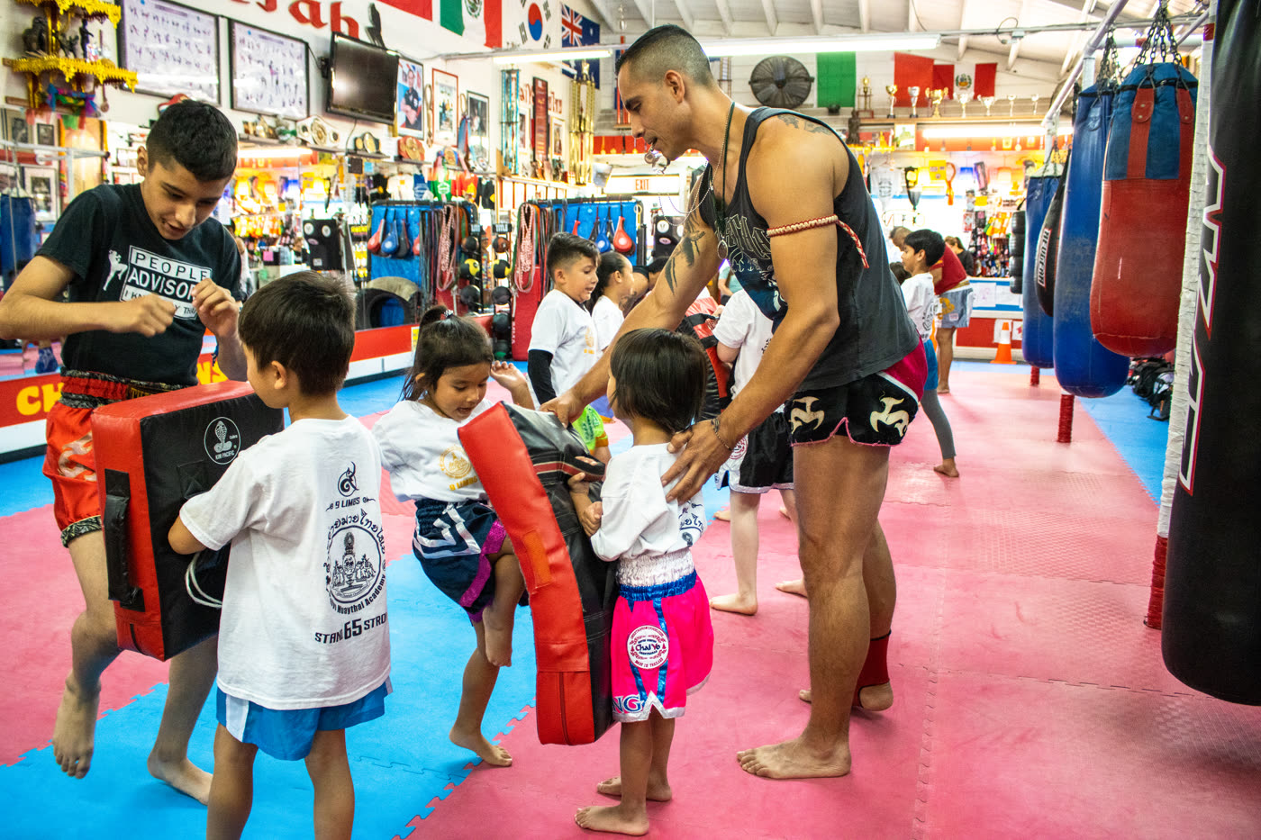 Little ones on the pads